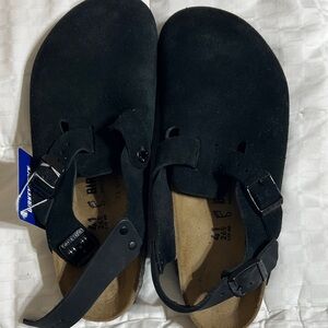 Birkenstock Tokio Black suede sz41